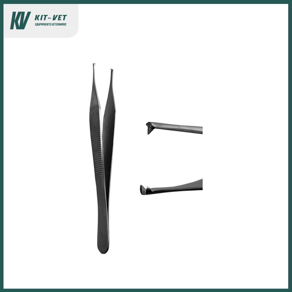 Pinze Adson Micro Tissue 3 Pinze Micro Adson A Punta Fine 1x2 Denti - Per Chirurgia, Veterinaria, Modellismo O Lavori Di Precisione Pinze Veterinarie Da 4.75 Pollici