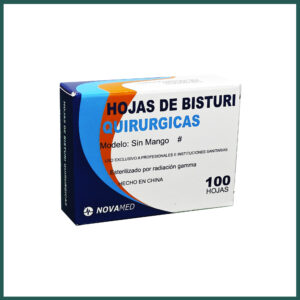 Hojas de Bisturi x100 Novamed