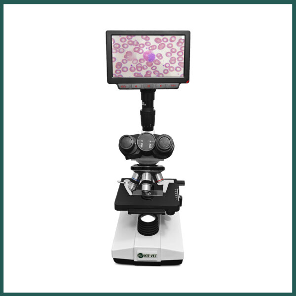 microcopio con pantalla