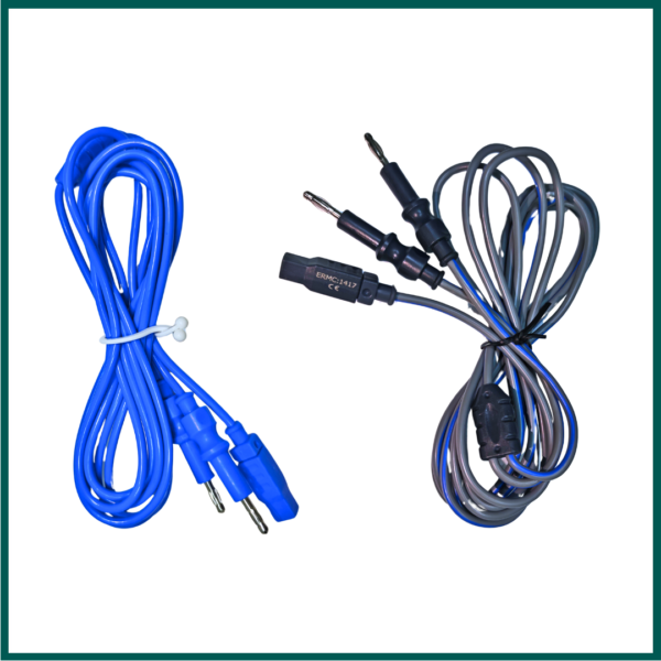 Cable para pinza bipolar descartable y reutilizable