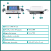 Equipo de electroterapia para TENS y EMS animales