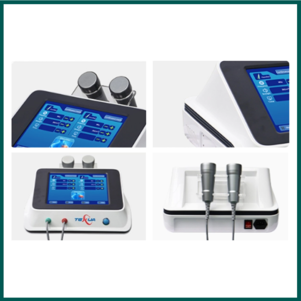 Equipo de terapia ultrasonica dual veterinaria